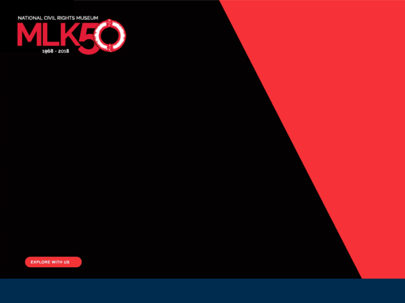 animation of MLK50 footer