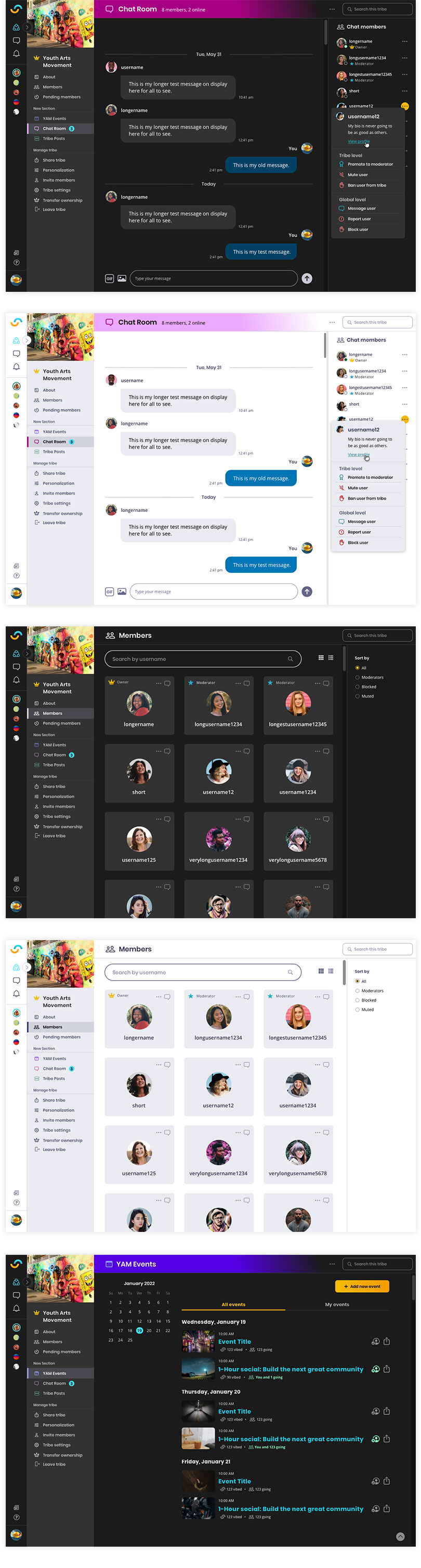 Screenshot of Visva app